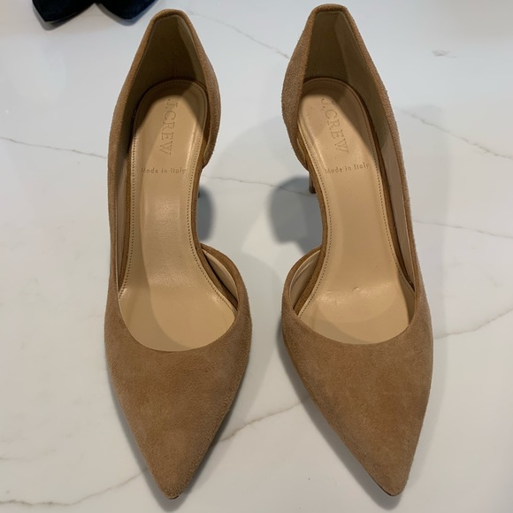 J. Crew Shoes - J. Crew Tan Suede Pumps